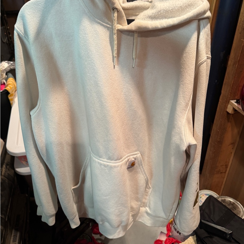 Carhartt Cream Hoodie
